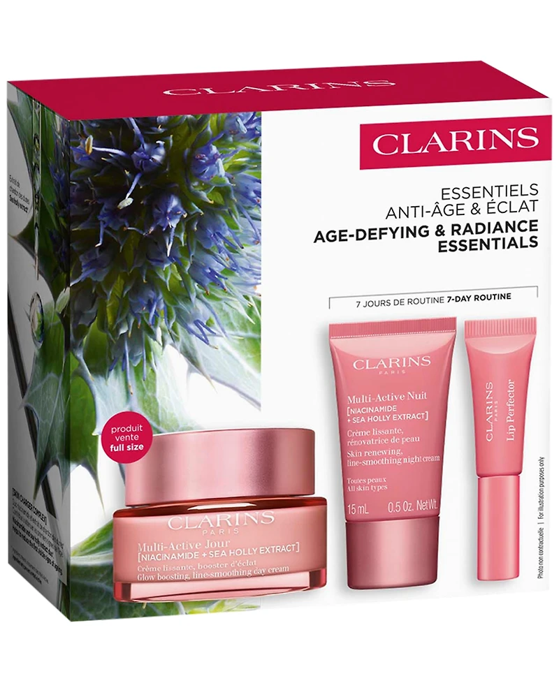 Clarins 3-Pc. Multi-Active Skincare Starter Kit Set