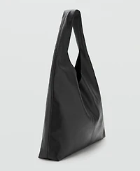 Mango Women's Leather Shoulder Bag