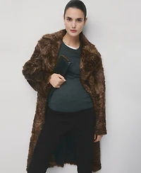 Mango Women's Maternity Flared Cropped Jeans