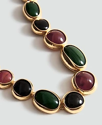 Mango Women's Combined-Resin Bead Necklace