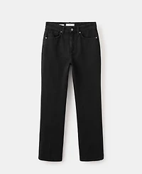 Mango Women's Matilda Medium-Rise Straight-Fit Jeans