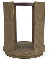 Furniture 24" Wood Dante Chairside Table