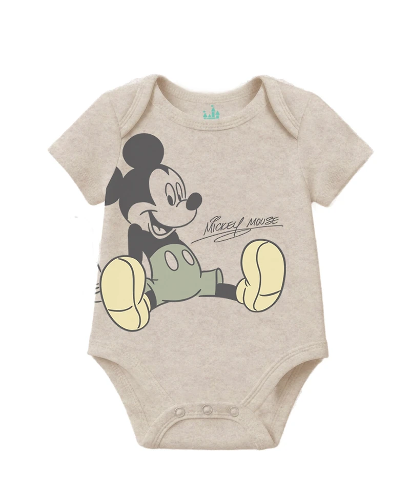 Disney Baby Boys' Mickey Mouse Jacket, Short-Sleeve Bodysuit & Pants, 3-Piece Set