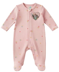 Disney Baby Girls' Princess Sleep and Play & Bow Headband, 2-Piece Set