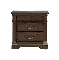 Draft - Liberty Furniture Arden Road Bedroom Nightstand w/ Charging Station Ac Usb-a Usb-c