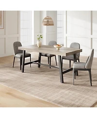 Gaomon Kitchen Table Industrial Dining Table for 4-6 People 63 in Long Wooden Kitchen Table