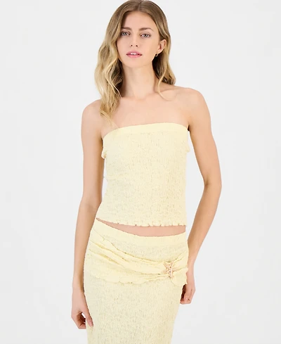 Madden Girl Juniors' Pucker Tube Top