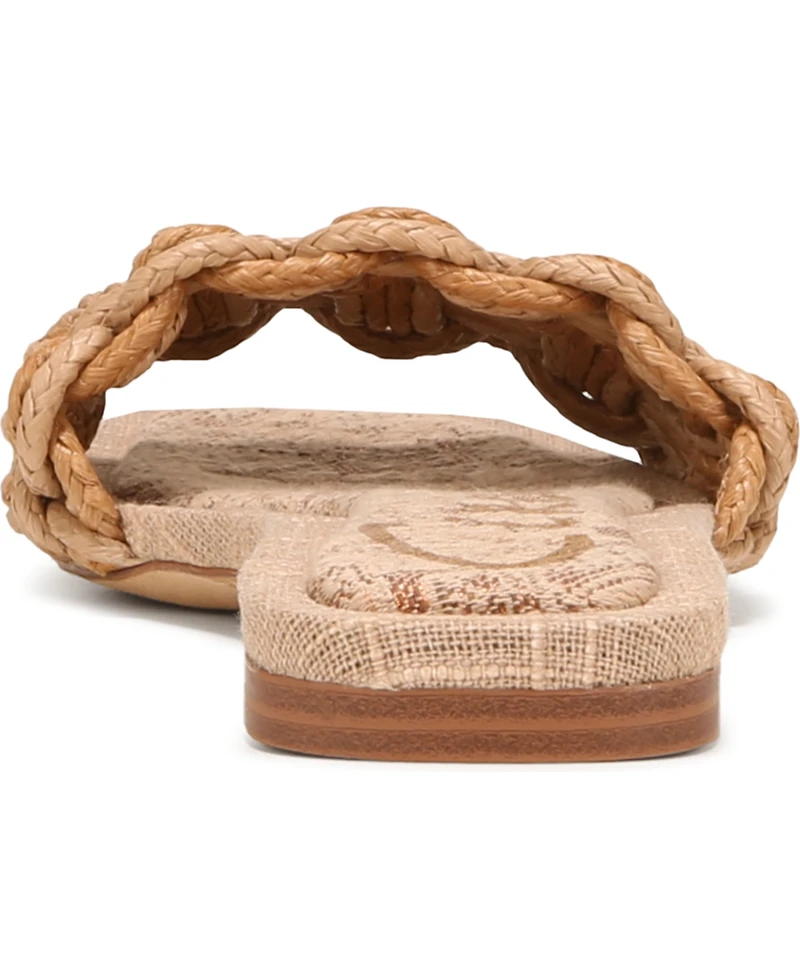 Circus Ny by Sam Edelman Women's Salma Woven Slip-On Flat Sandals