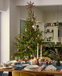 Spode Christmas Tree Snowman Bell Ornament