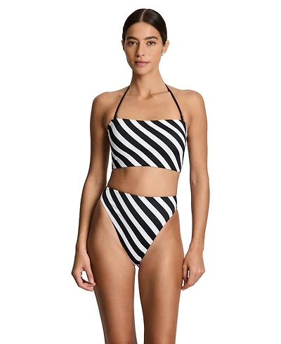 Lauren Ralph Women's Longline Bandeau Swimsuit Bra