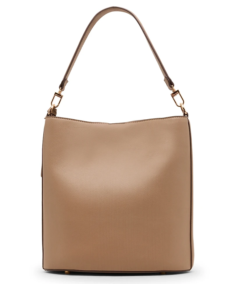Anne Klein Small Oval Turn-Lock Bucket Bag