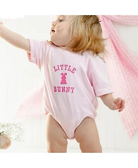 Sweet Wink Baby Girls Bunny Rose Easter Short Sleeve Romper