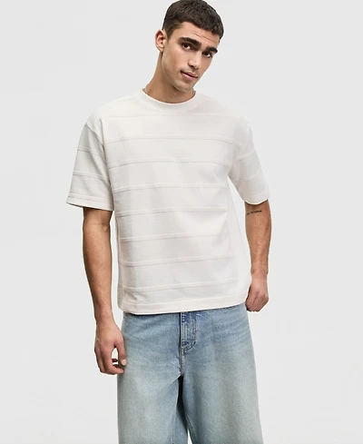 Mode of One Men's Relaxed-Fit Ottoman Mesh T-Shirt, Macy's Exclusive