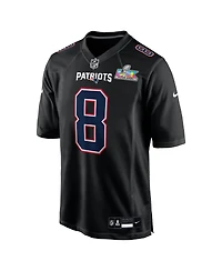 Nike Men's Stefon Diggs Black New England Patriots Super Bowl Lx Fashion Game Jersey