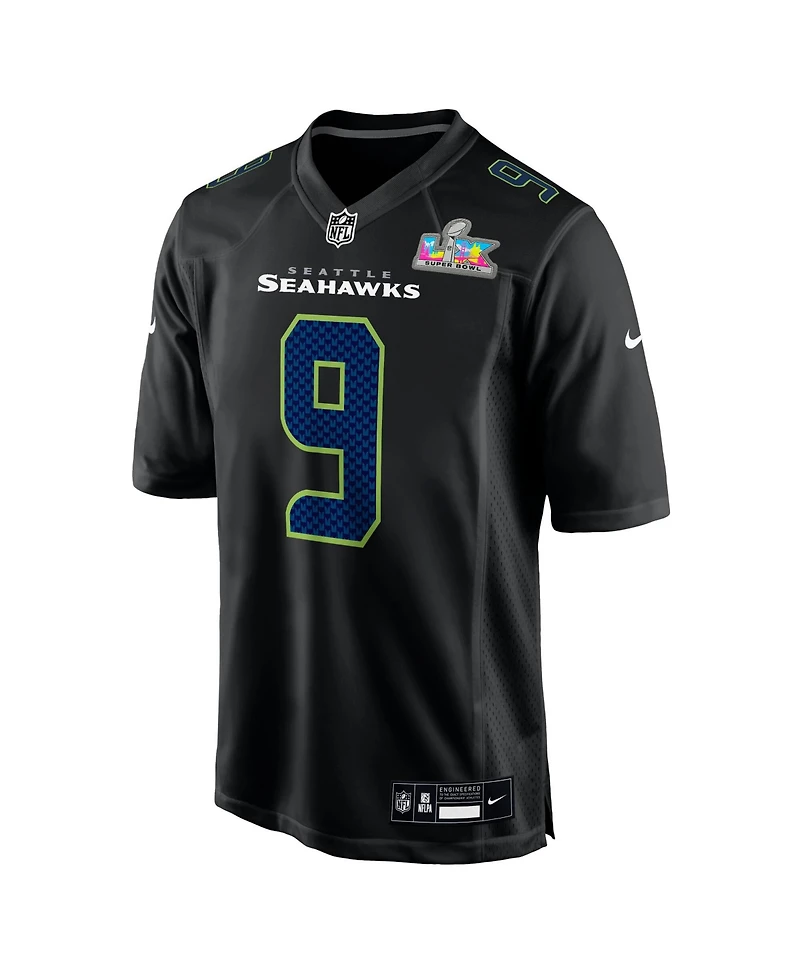 Nike Men's Kenneth Walker Iii Black Seattle Seahawks Super Bowl Lx Fashion Game Jersey