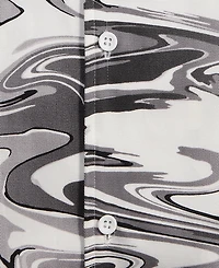 Mode of One Men's Relaxed-Fit Water Camo Short-Sleeve Shirt, Macy's Exclusive