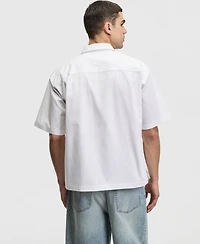Mode of One Men's Relaxed-Fit Short-Sleeve Ripstop Shirt, Macy's Exclusive