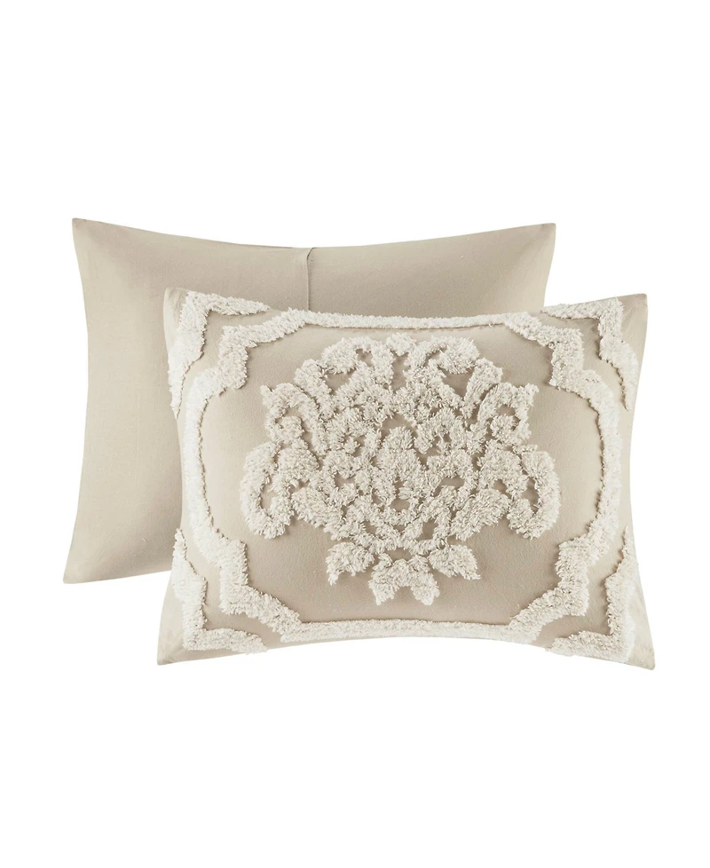 Madison Park Viola Damask 3-Pc. Comforter Set, Full/Queen