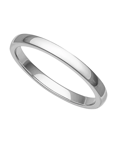 Women's Ring, 2mm Platinum Wedding Band