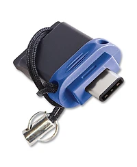 Verbatim 99154 Store n' Go 32 Gb Dual Usb 3.0 Flash Drive for Usb-c Devices - Blue