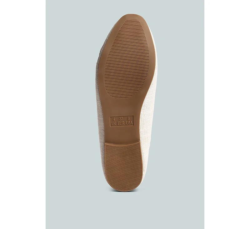 Abeera Chain Embellished Loafers