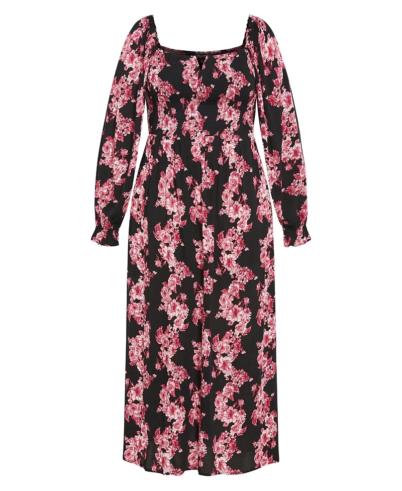 City Chic Women's Aurelia Print Dress
