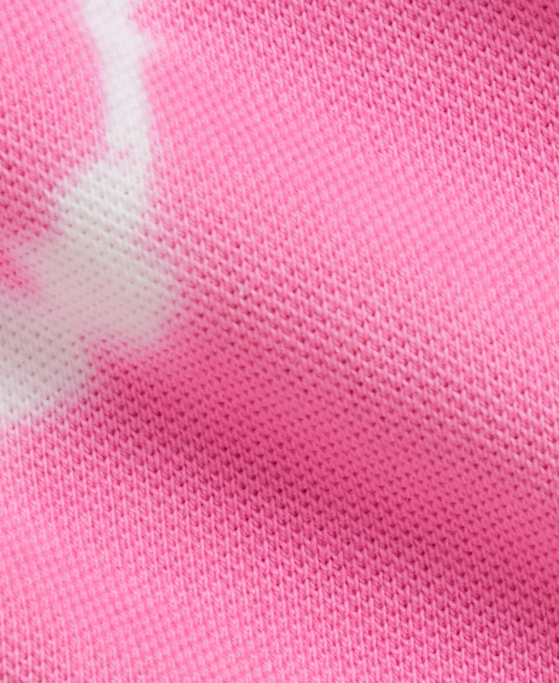 Polo Ralph Lauren Baby Girls' Tie-Dye Stretch Mesh Shirt and Shorts, 2-Piece Set