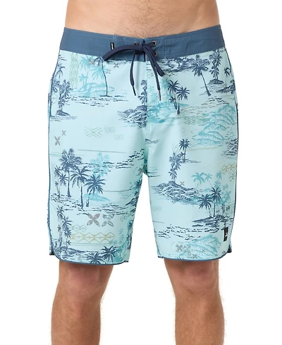 O'Neill Men's Hyperfreak Mysto Scallop Regular-Fit Board Shorts