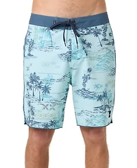 O'Neill Men's Hyperfreak Mysto Scallop Regular-Fit Board Shorts