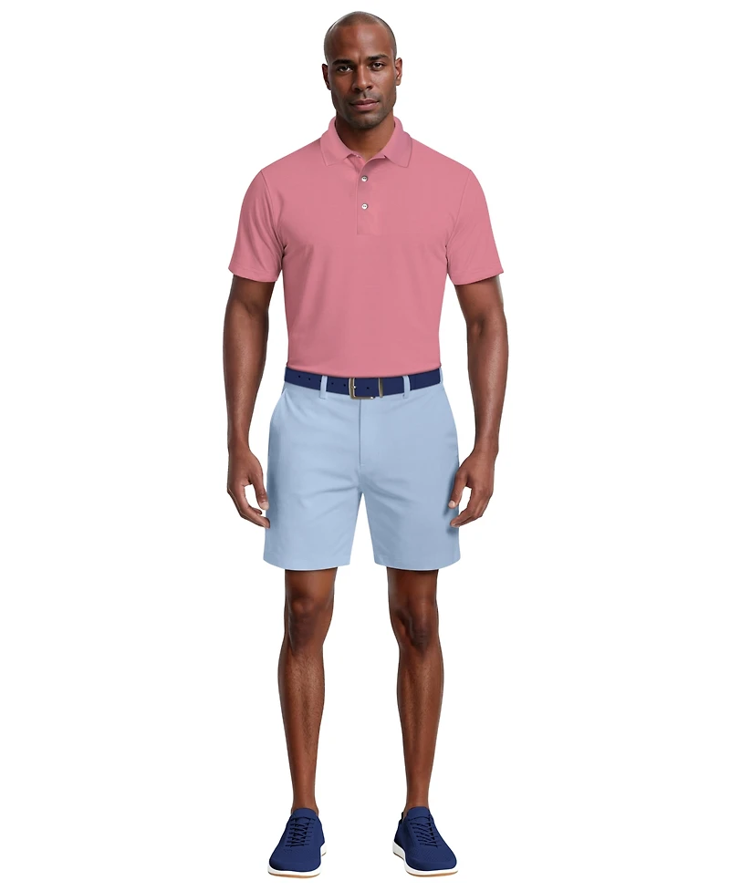 Pga Tour Men's Moisture Wicking Active Waistband 9" Golf Shorts