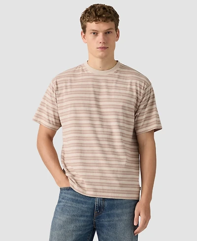 Levi's Premium Men's Short-Sleeve Striped Crewneck T-Shirt