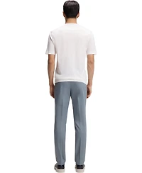 Boss by Hugo Men's Cotton-Silk Cable-Knit T-Shirt