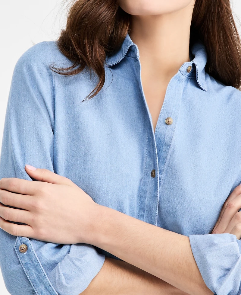 Jones New York Women's Long-Sleeve Button Down Shirt