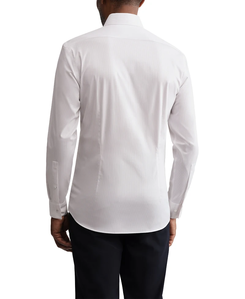 Calvin Klein Men's Kinetic Stretch Spread Collar Dress Shirt