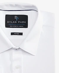 Dylan Park Men's Slim-Fit Performance Four-Way Stretch Dress Shirt