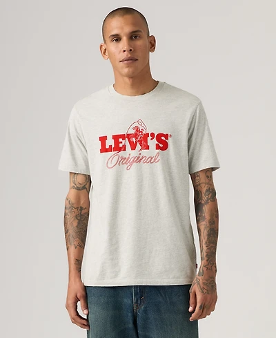 Levi's Men's Graphic Logo Detail Crewneck T-Shirt