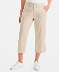 Style & Co Women's Seamed Utility Capri Pants, Macy's Exclusive