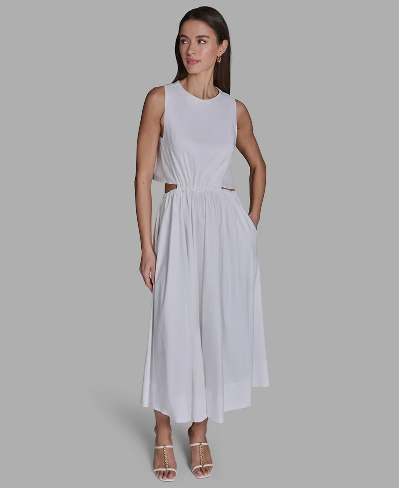 Bcbg Women's Crewneck Midi Dress