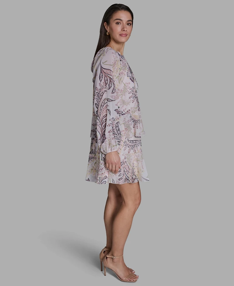 Bcbg Women's Tiered Crewneck Shift Dress