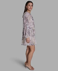 Bcbg Women's Tiered Crewneck Shift Dress