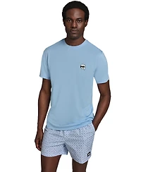 Karl Lagerfeld Paris Men's Short-Sleeve Doll Head Rashguard