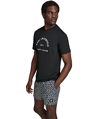 Karl Lagerfeld Paris Men's Short-Sleeve Arch Logo Rashguard