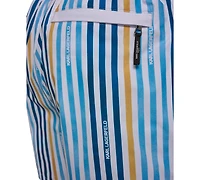Karl Lagerfeld Paris Men's Striped Volley Shorts