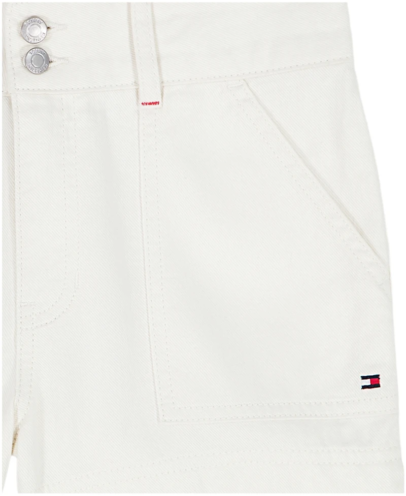 Tommy Hilfiger Girls' 7-16 Patch Pocket Twill Shorts