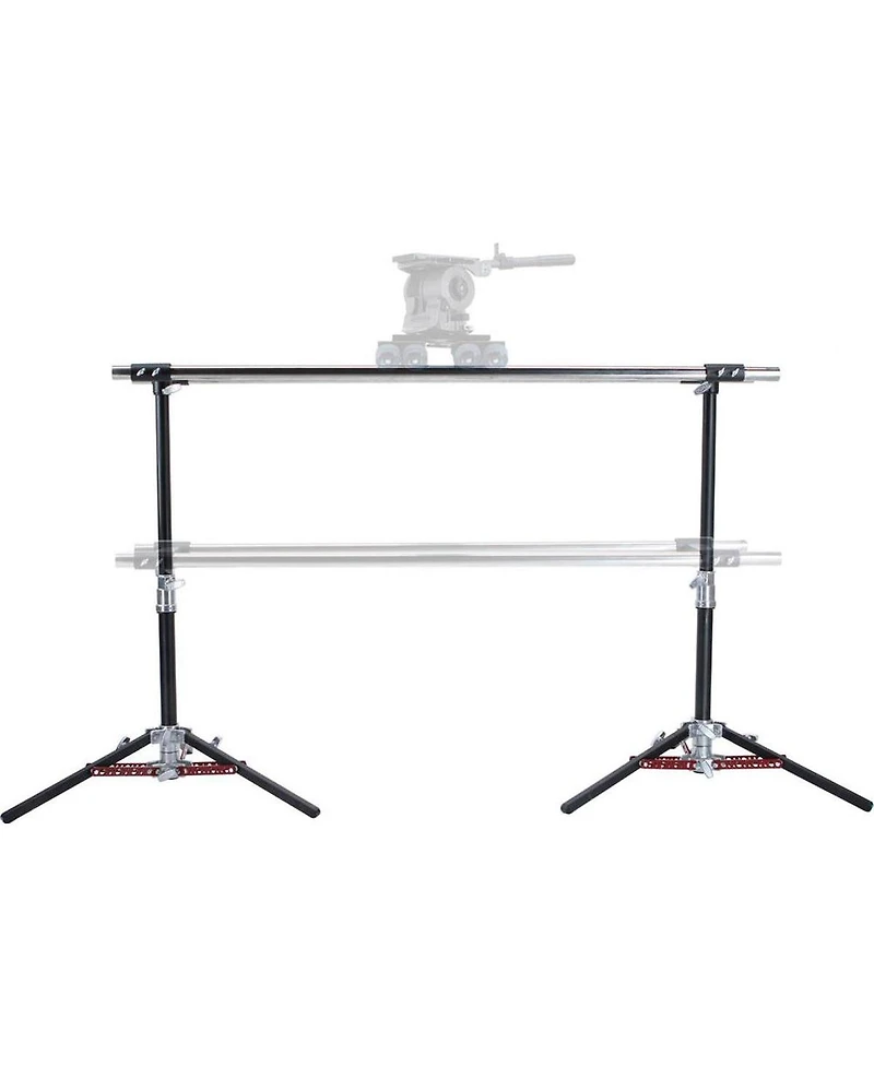 Matthews Slider Stand, 80lbs Capacity, 46" Maximum Height, 24" Minimum Height, Military Black Chrome Plated