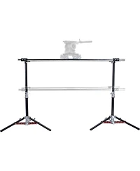 Matthews Slider Stand, 80lbs Capacity, 46" Maximum Height, 24" Minimum Height, Military Black Chrome Plated
