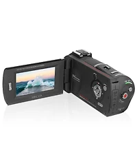 Minolta MN4K30NV 4K Ultra Hd 30MP 3" Touchscreen Night Vision Camcorder with 4.88mm f/2.2 Lens, Black