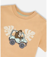 Deux par Toddler Boys Cotton Short Sleeve T-Shirt