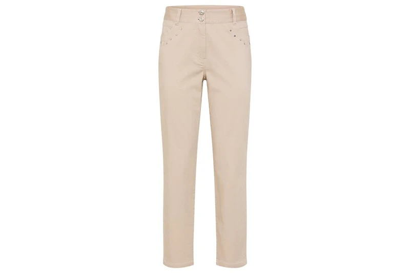 Olsen Women's Stretch Cotton Cropped Pant