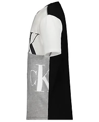 Calvin Klein Boys' 8-20 Block Party Crewneck T-Shirt